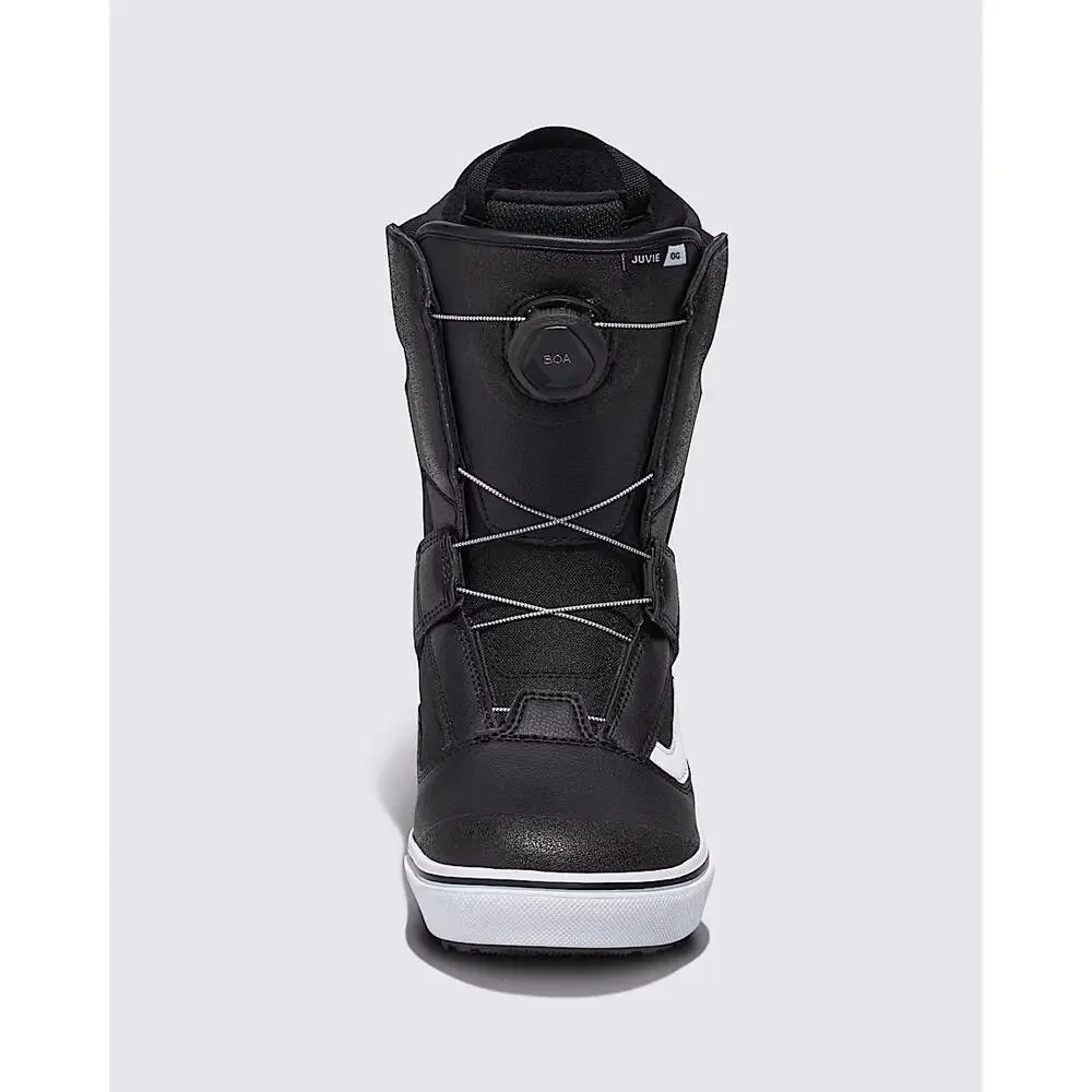 Vans Juvie OG VN0A4UVUBA2 Kids US 4 Black White Mid-Calf Snowboard Boot JOBB096
